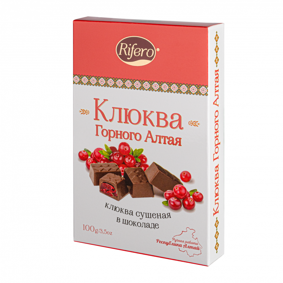  Риф и ко Конфеты "КЛЮКВА Горного Алтая" 100г         в Гае