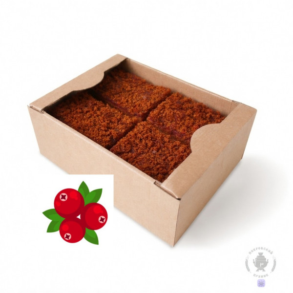 №3 Пряник 1кг с фруктовой начинкой Брусника в Гае