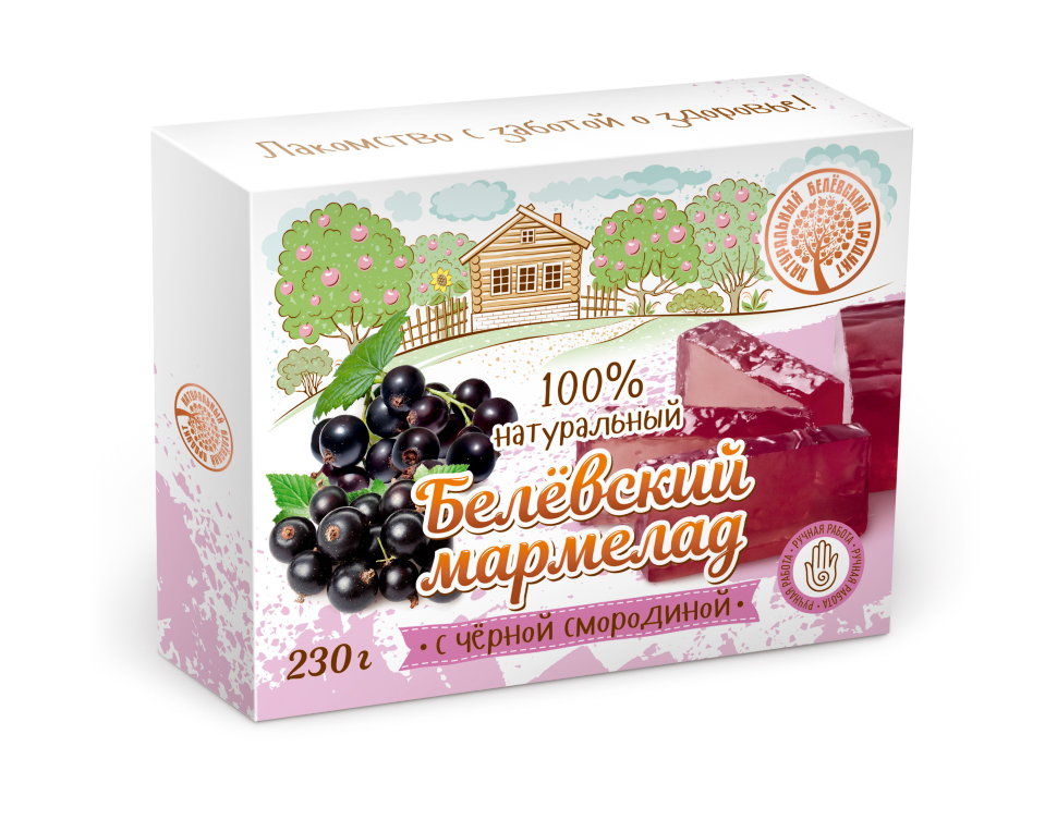  Мармелад белевский "Черная смородина" 230г в Гае