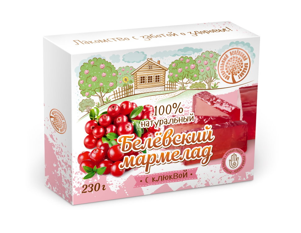  Мармелад белевский "Клюква" 230г в Гае